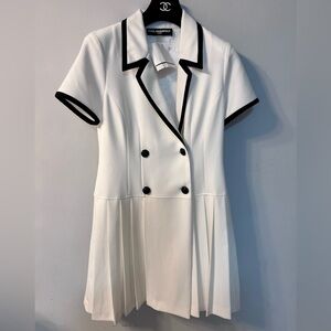 Karl Lagerfeld pleated dress.